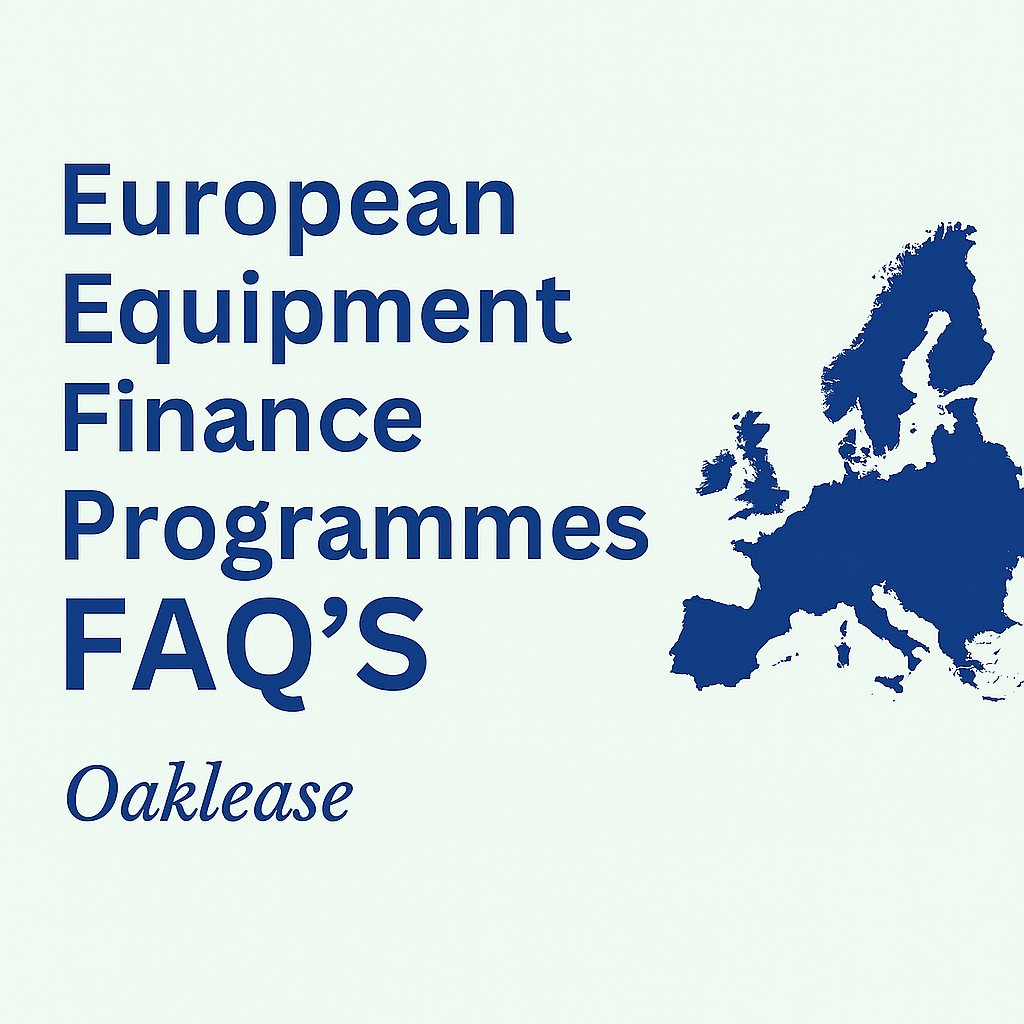 European Equipment Finance programs in Europe FAQ's