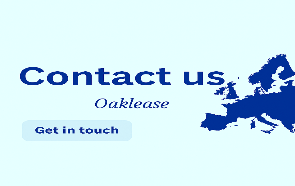 Contact Oaklease, European equipment leasing specialists
